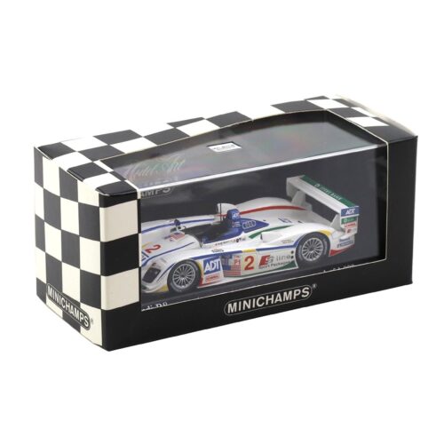 1:43 Minichamps Audi R8 Sebring 12h 2005 - 2nd Place #2 Pirro/Biela/McNish