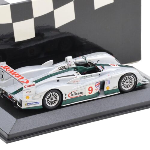 1:43 Minichamps Audi R8 Sebring 12h 2003 #9 Salo/Kane/McCarthy
