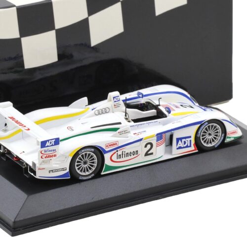 1:43 Minichamps Audi R8 Le Mans 24h 2004 Champion Racing #2 Pirro/Lehto/Werner