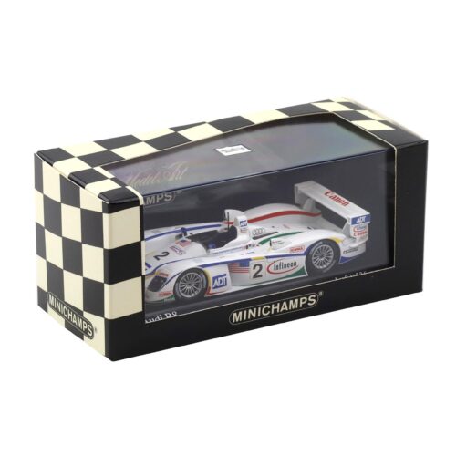 1:43 Minichamps Audi R8 Le Mans 24h 2004 Champion Racing #2 Pirro/Lehto/Werner
