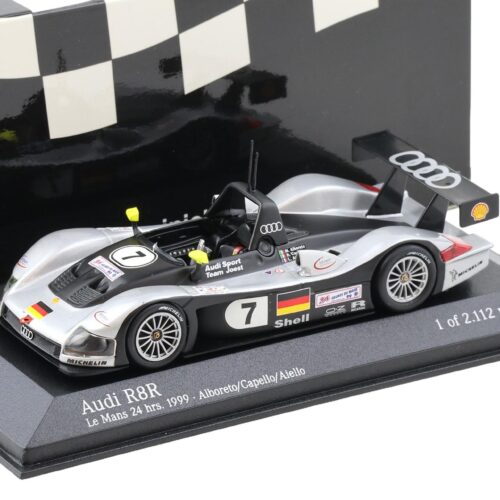1:43 Minichamps Audi R8R 24h Le Mans 1999 Alboreto/Capello/Aiello #7