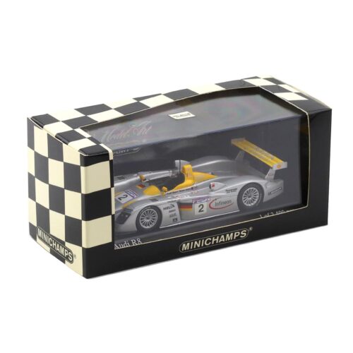 1:43 Minichamps Audi R8 Le Mans 24h 2001 - 2nd Place #2 Aiello/Capello/Pescatori