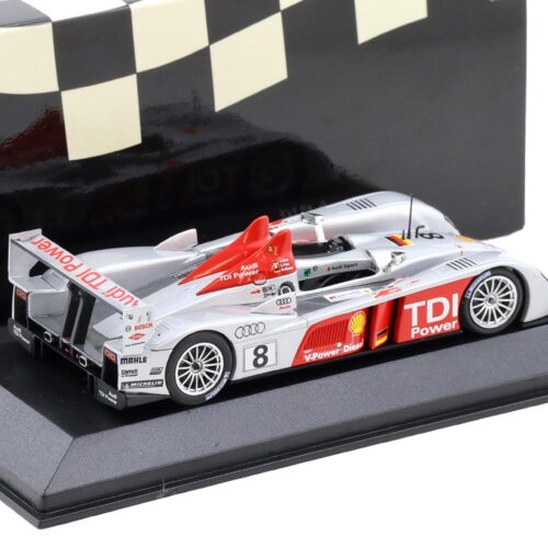 1:43 Minichamps Audi R10 TDI 24h Le Mans 2006 Winners Biela/Pirro/Werner #8