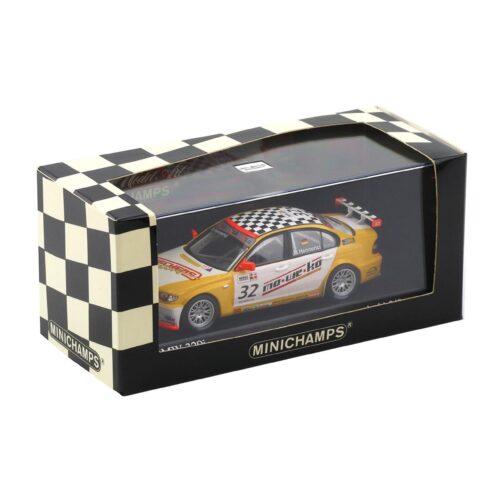 1:43 Minichamps BMW 320i E46 WTCC 2005 Wiechers Sport #32 M.Hennerici
