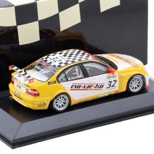 1:43 Minichamps BMW 320i E46 WTCC 2005 Wiechers Sport #32 M.Hennerici