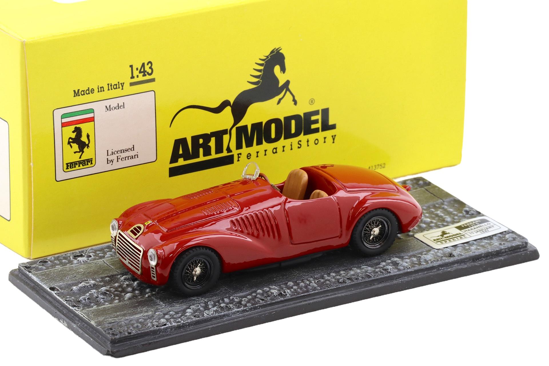 1:43 ART MODEL Ferrari 125S Maranello 1947 red ART901