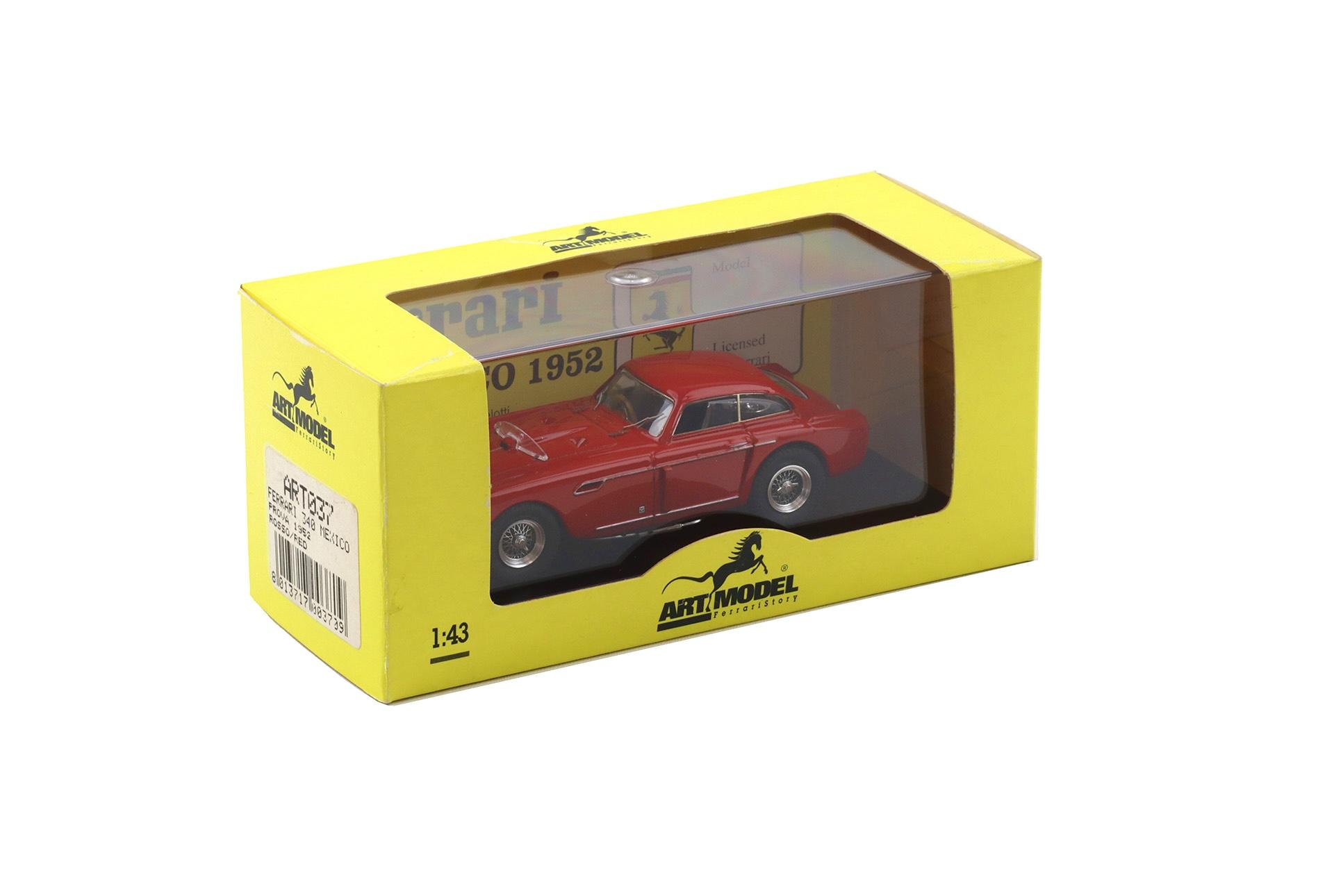 1:43 ART MODEL Ferrari 340 Mexico Prova 1952 Rosso red ART037