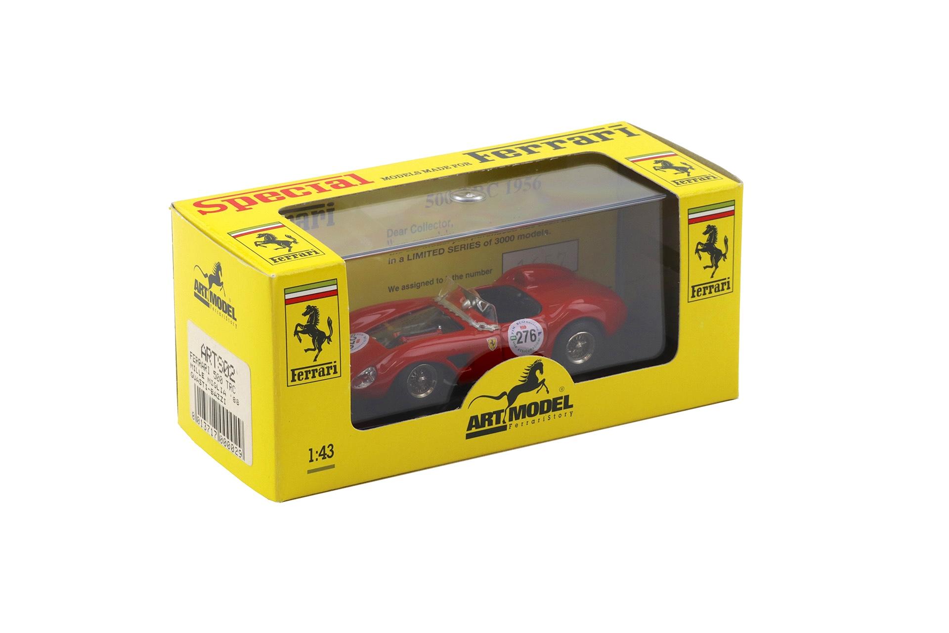 1:43 ART MODEL Ferrari 500 TRC 1956 Mille Miglia 1988 Guasti-Bazzi #276 ARTS02
