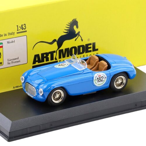 1:43 ART MODEL Ferrari 166 MM Mille Miglia 1991 Sigemon #182 blue ARTS03