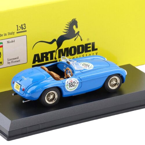 1:43 ART MODEL Ferrari 166 MM Mille Miglia 1991 Sigemon #182 blue ARTS03