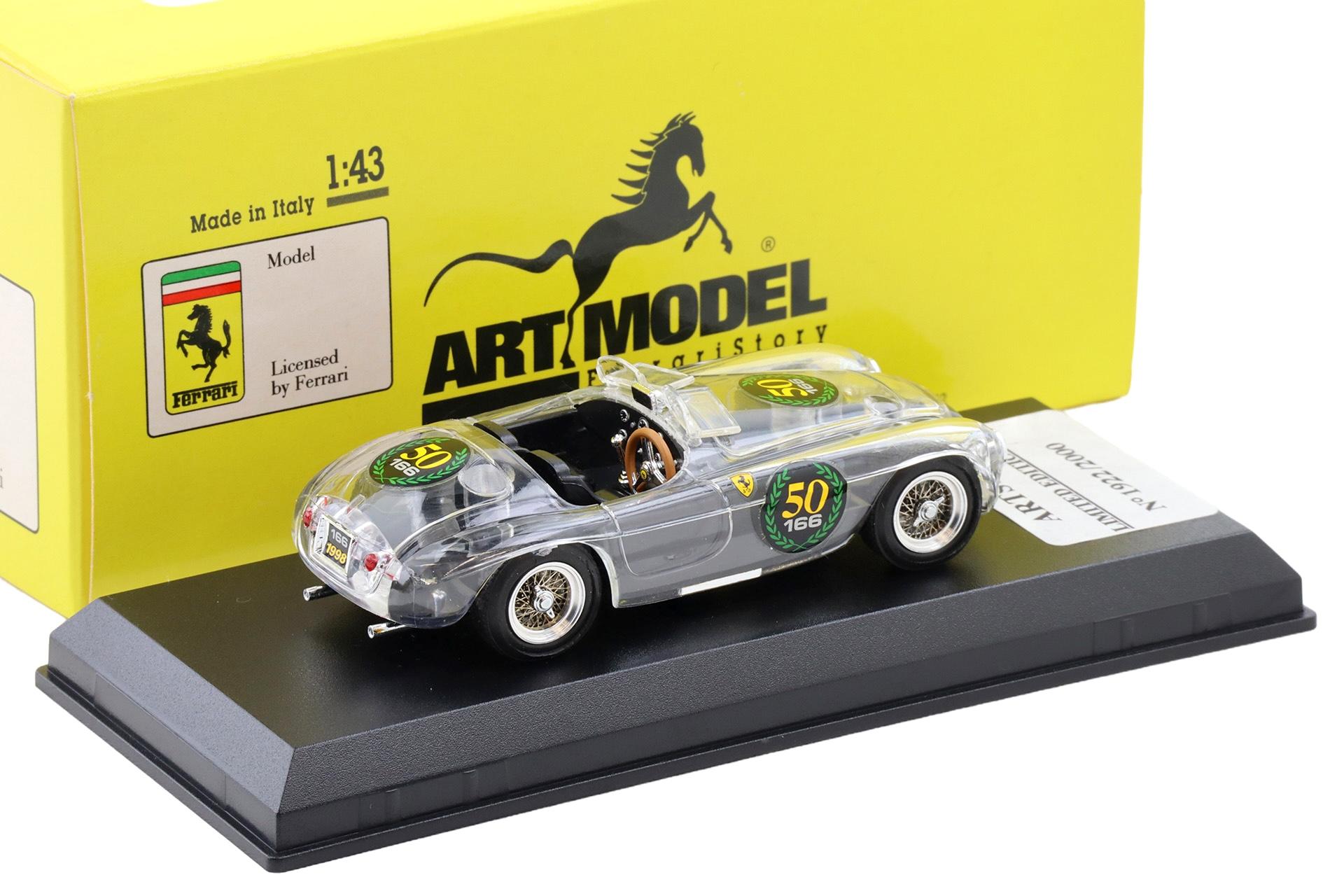 1:43 ART MODEL Ferrari 166 MM SP 50th Anniversary Limited Edition ARTS05