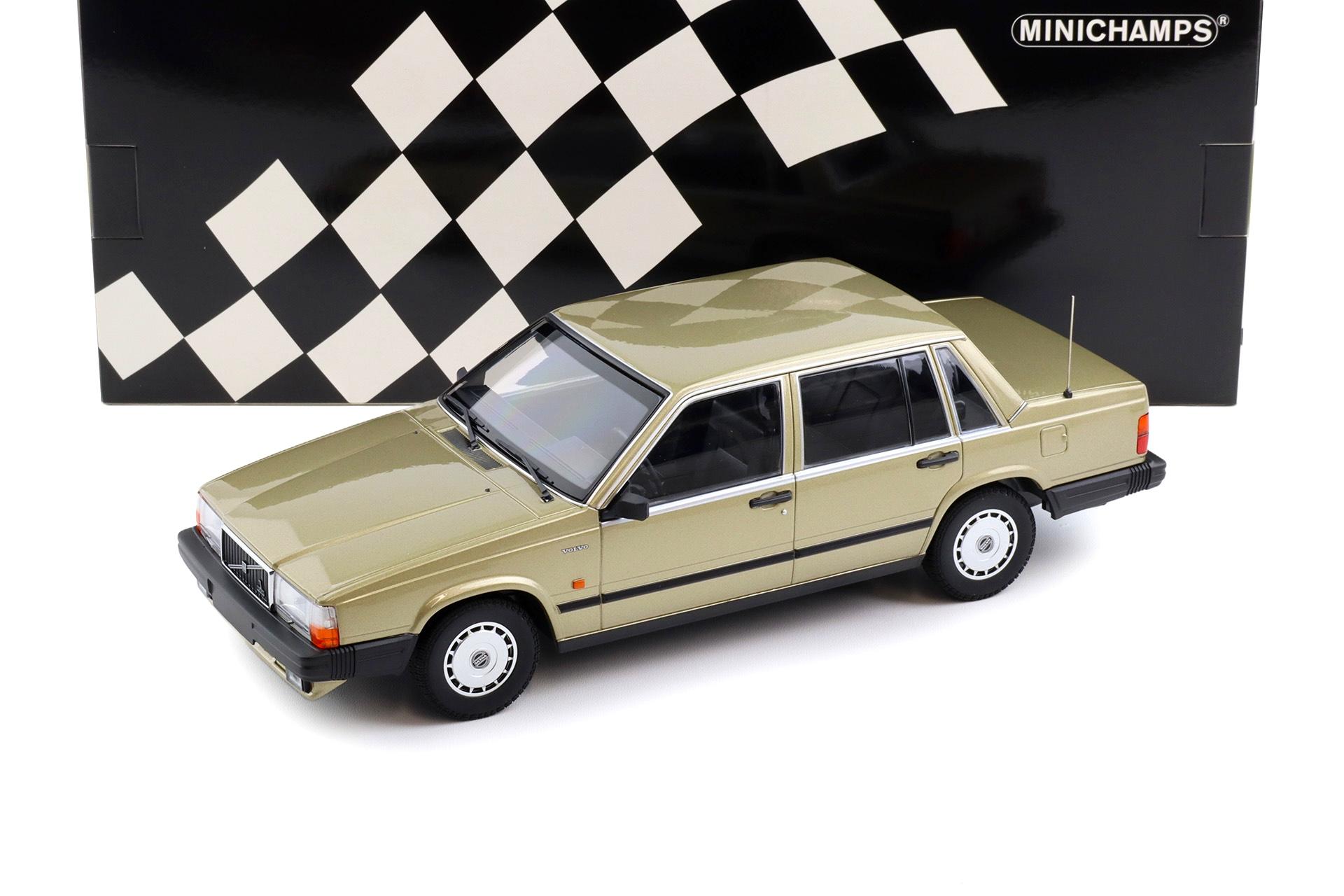 1:18 Minichamps Volvo 740 GL 1986 gold metallic