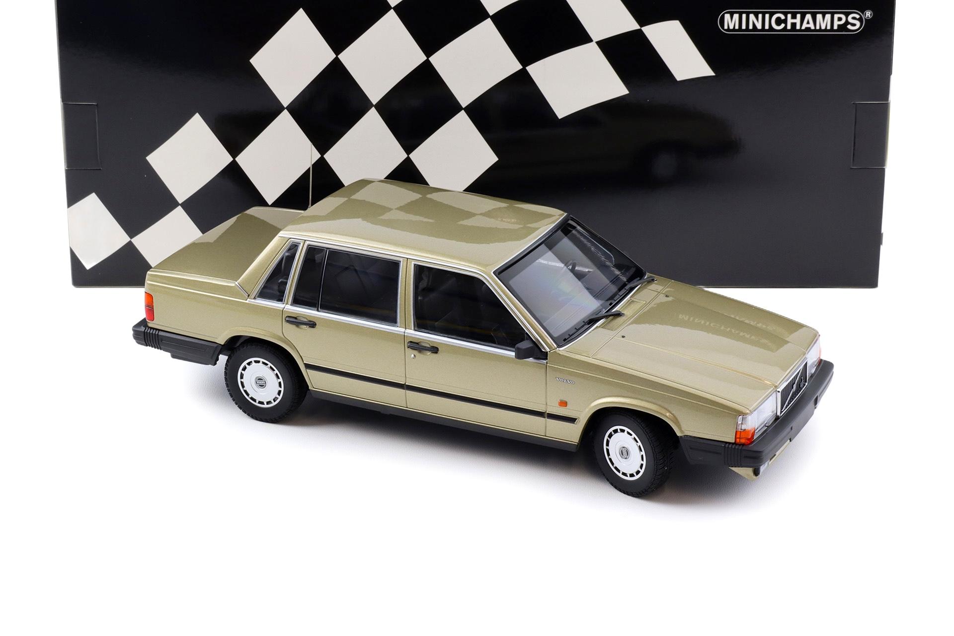 1:18 Minichamps Volvo 740 GL 1986 gold metallic