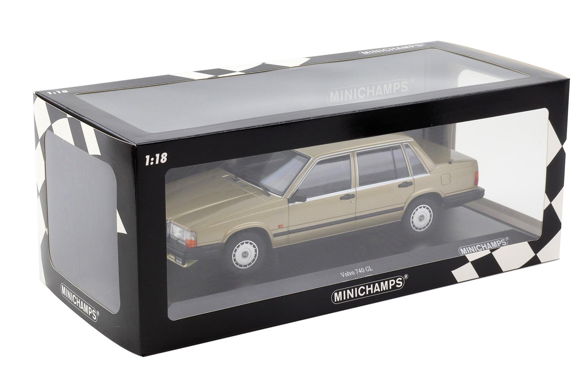 1:18 Minichamps Volvo 740 GL 1986 gold metallic