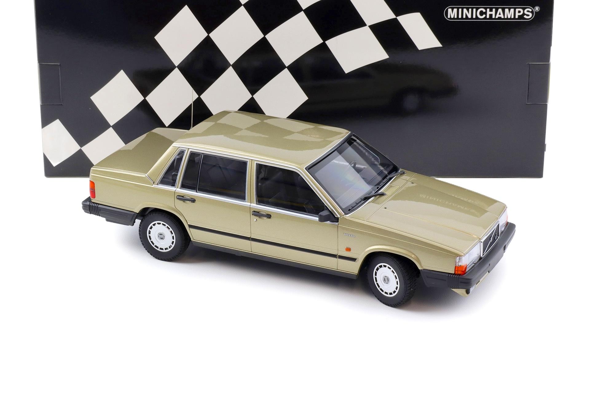1:18 Minichamps Volvo 740 GL 1986 gold metallic