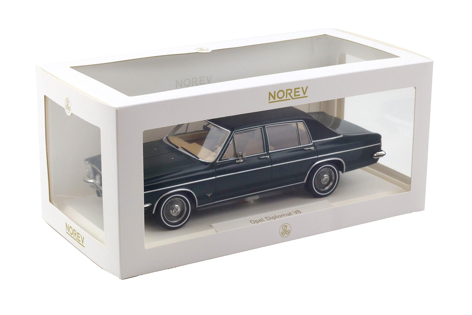 1:18 Norev Opel Diplomat V8 Limousine 1969 Cedar green