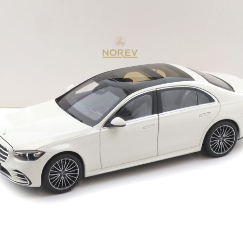 1:18 Norev Mercedes S-Klasse AMG-Line Limousine 2021 Type V223 white