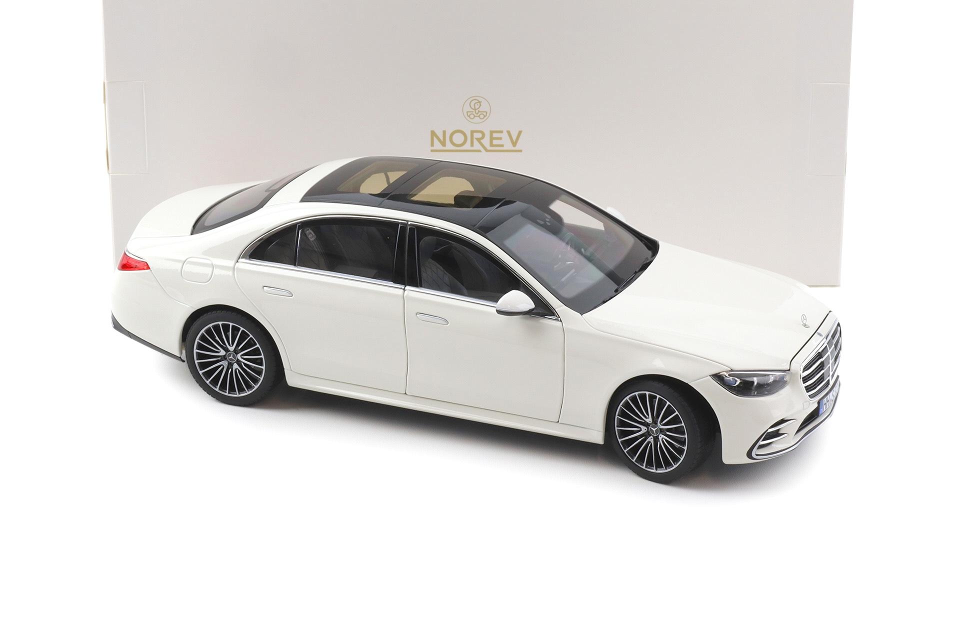 1:18 Norev Mercedes S-Klasse AMG-Line Limousine 2021 Type V223 white