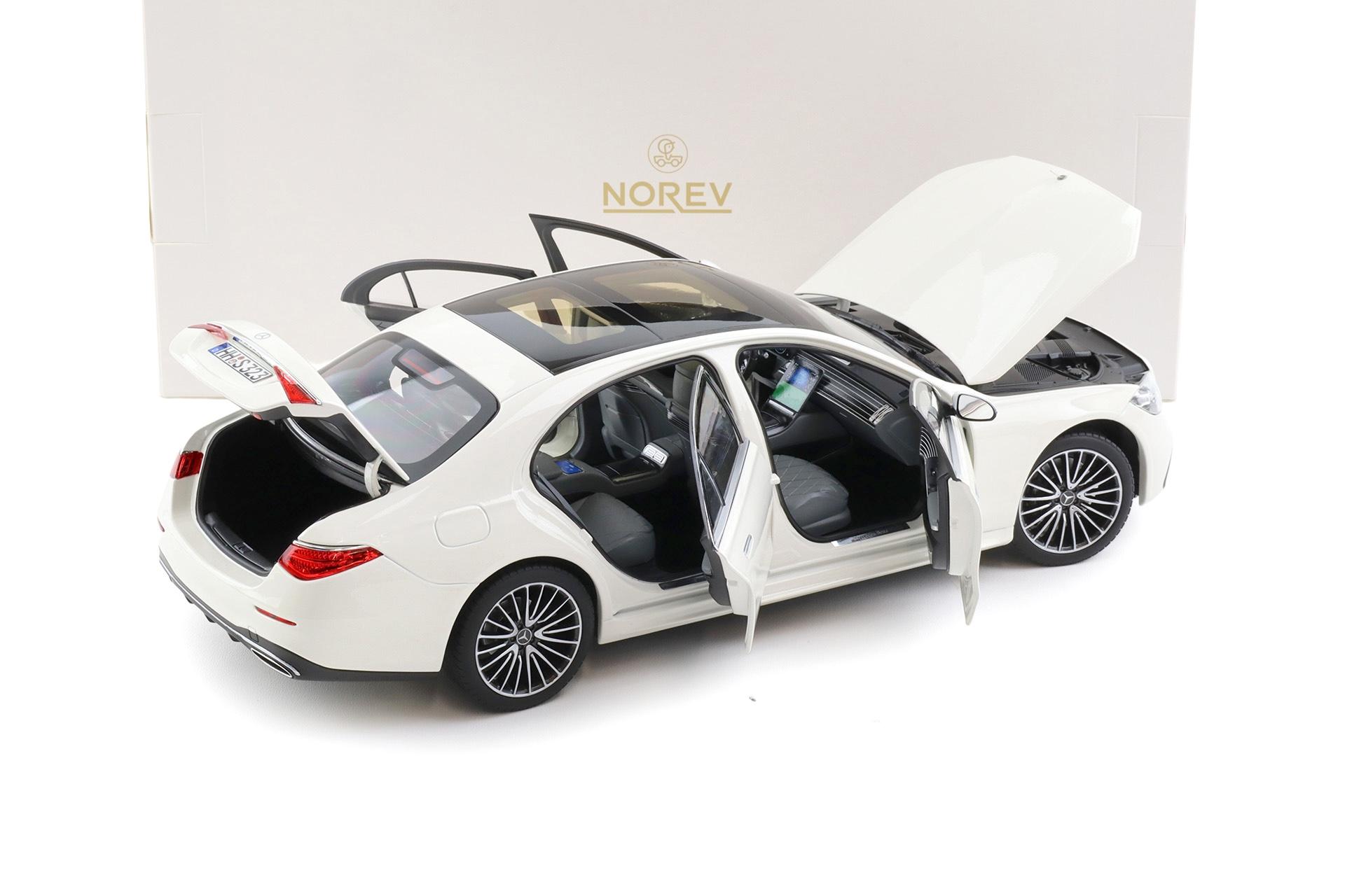1:18 Norev Mercedes S-Klasse AMG-Line Limousine 2021 Type V223 white