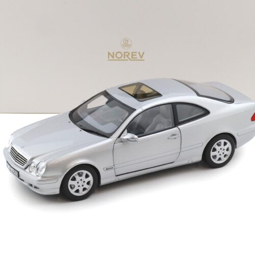 1:18 Norev Mercedes CLK C208 Coupe 2000 Brilliant silver metallic
