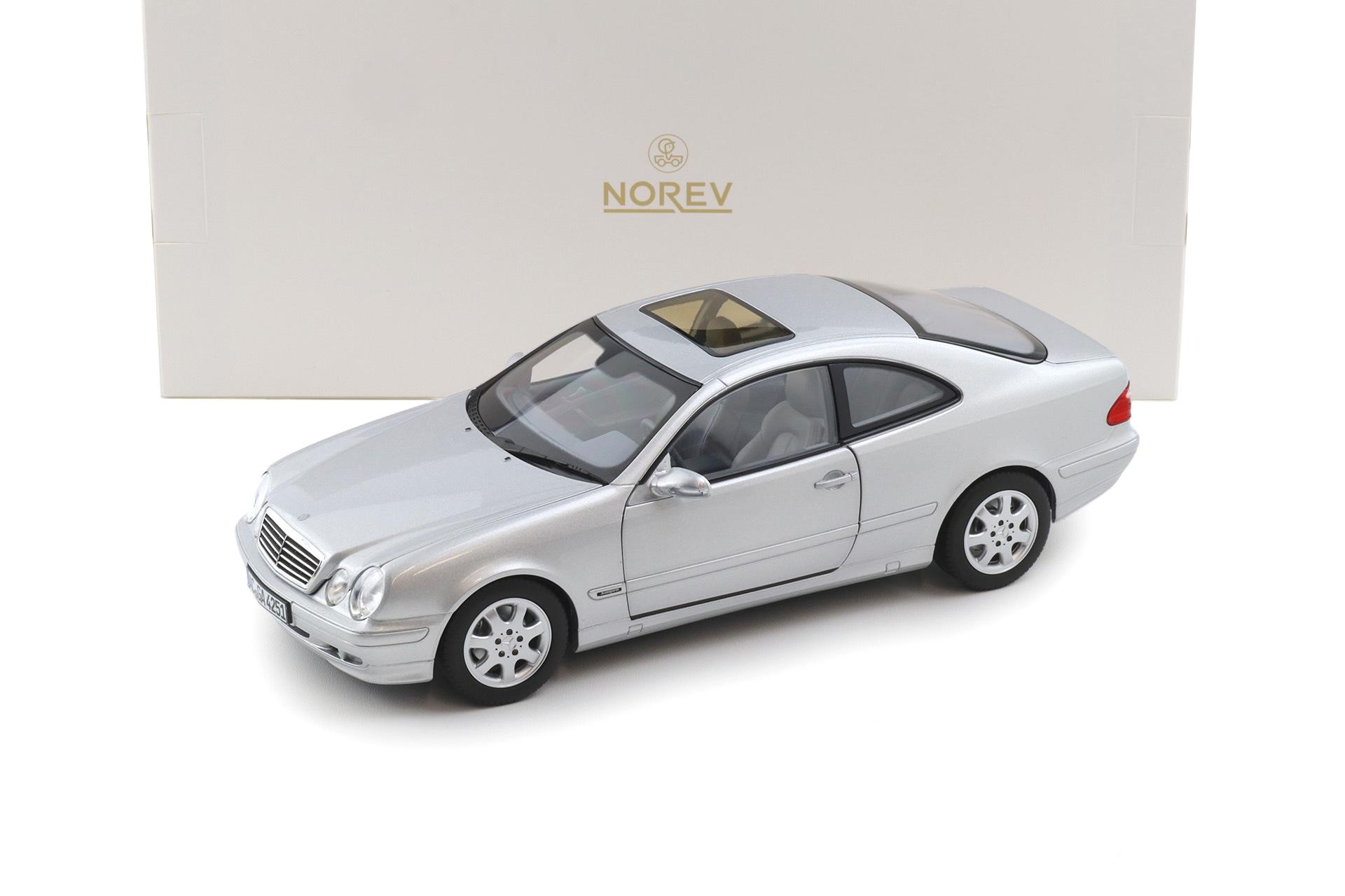 1:18 Norev Mercedes CLK C208 Coupe 2000 Brilliant silver metallic