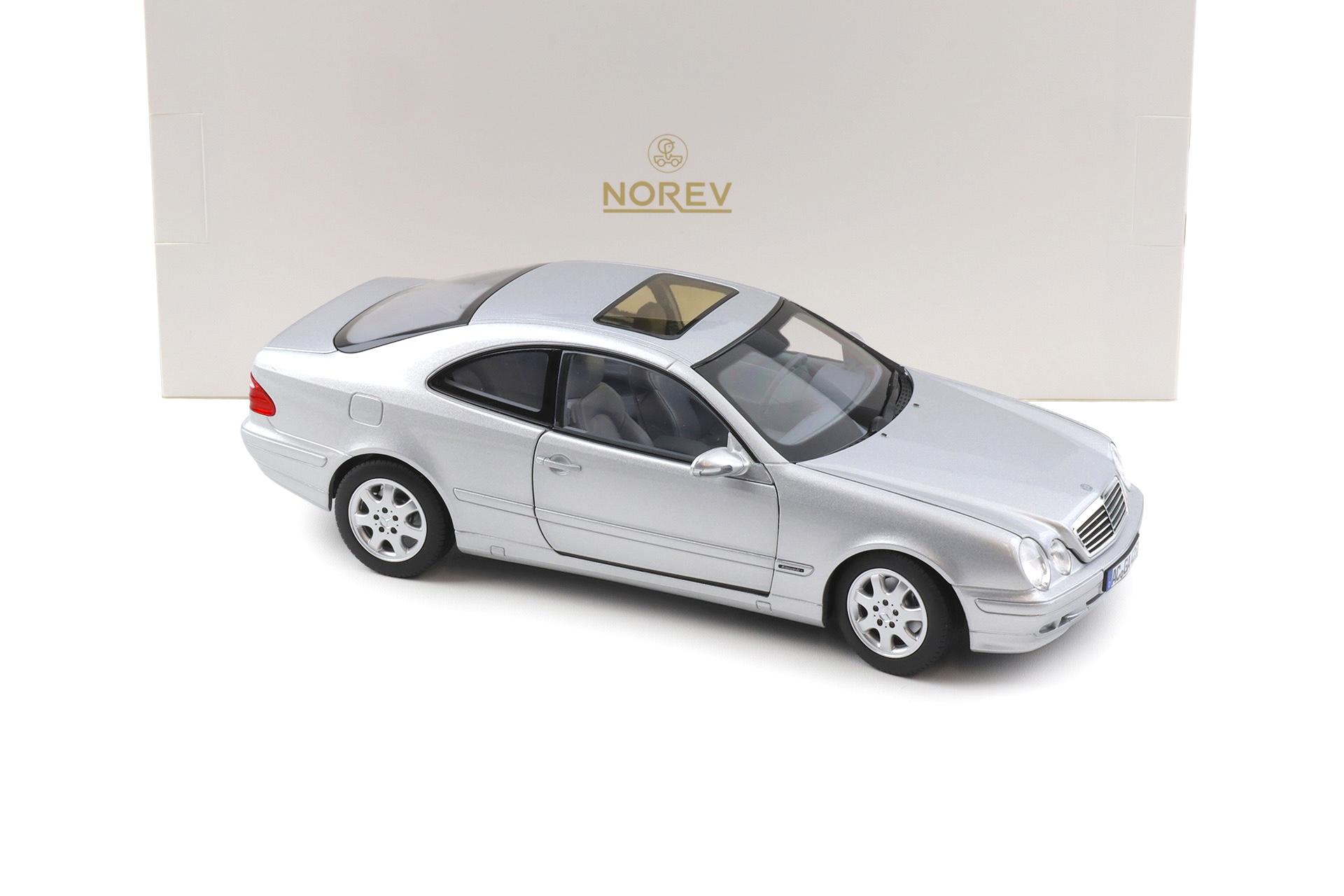 1:18 Norev Mercedes CLK C208 Coupe 2000 Brilliant silver metallic