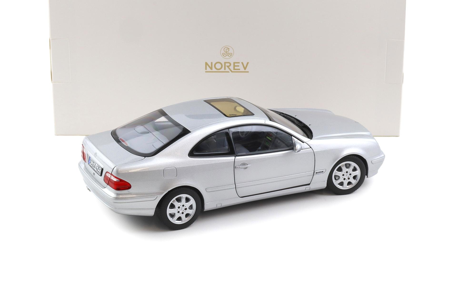 1:18 Norev Mercedes CLK C208 Coupe 2000 Brilliant silver metallic