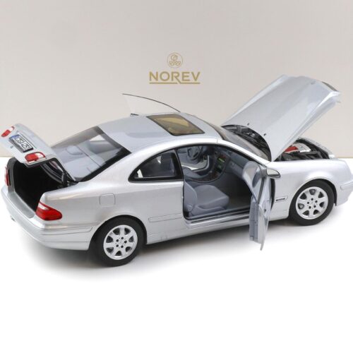 1:18 Norev Mercedes CLK C208 Coupe 2000 Brilliant silver metallic
