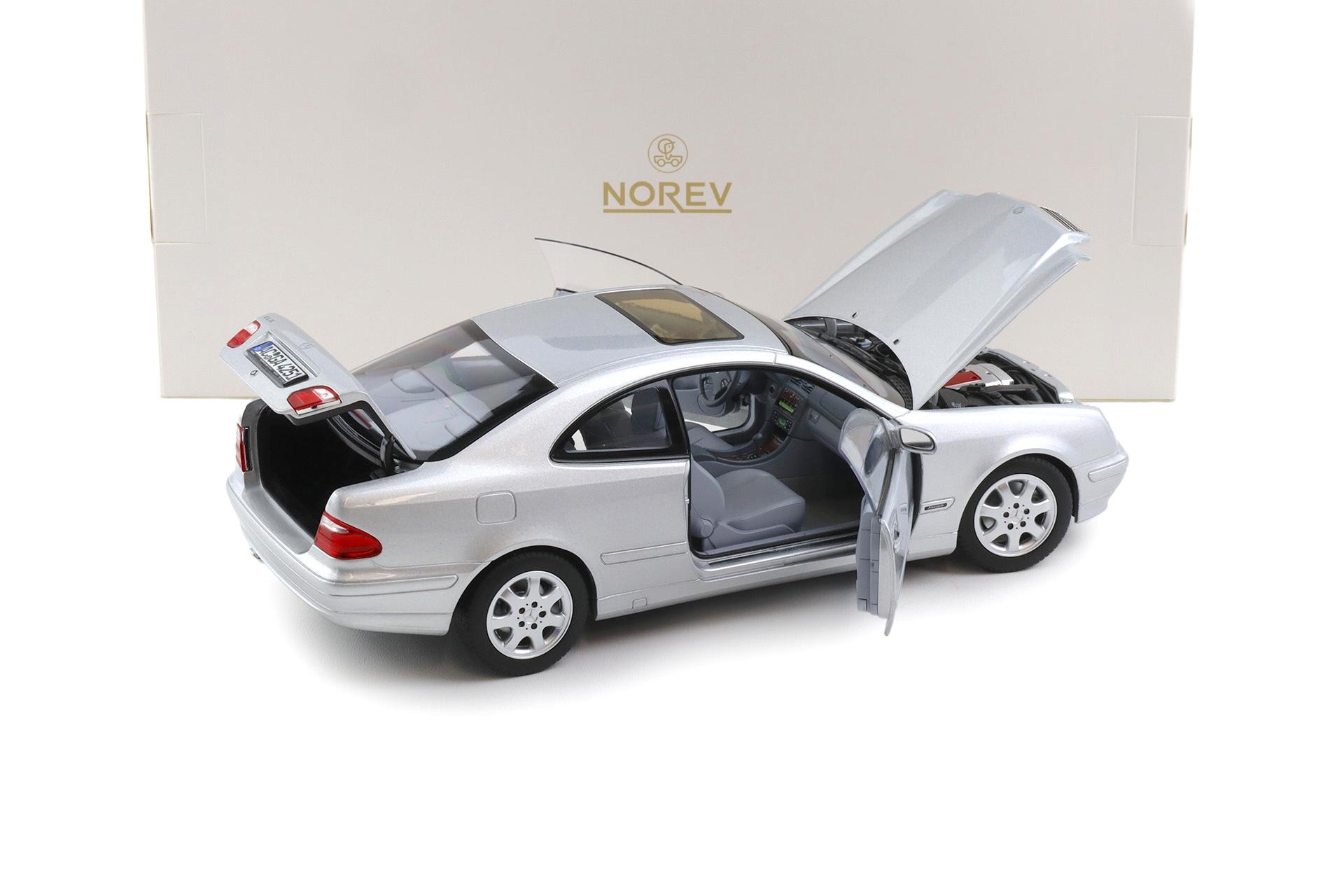 1:18 Norev Mercedes CLK C208 Coupe 2000 Brilliant silver metallic