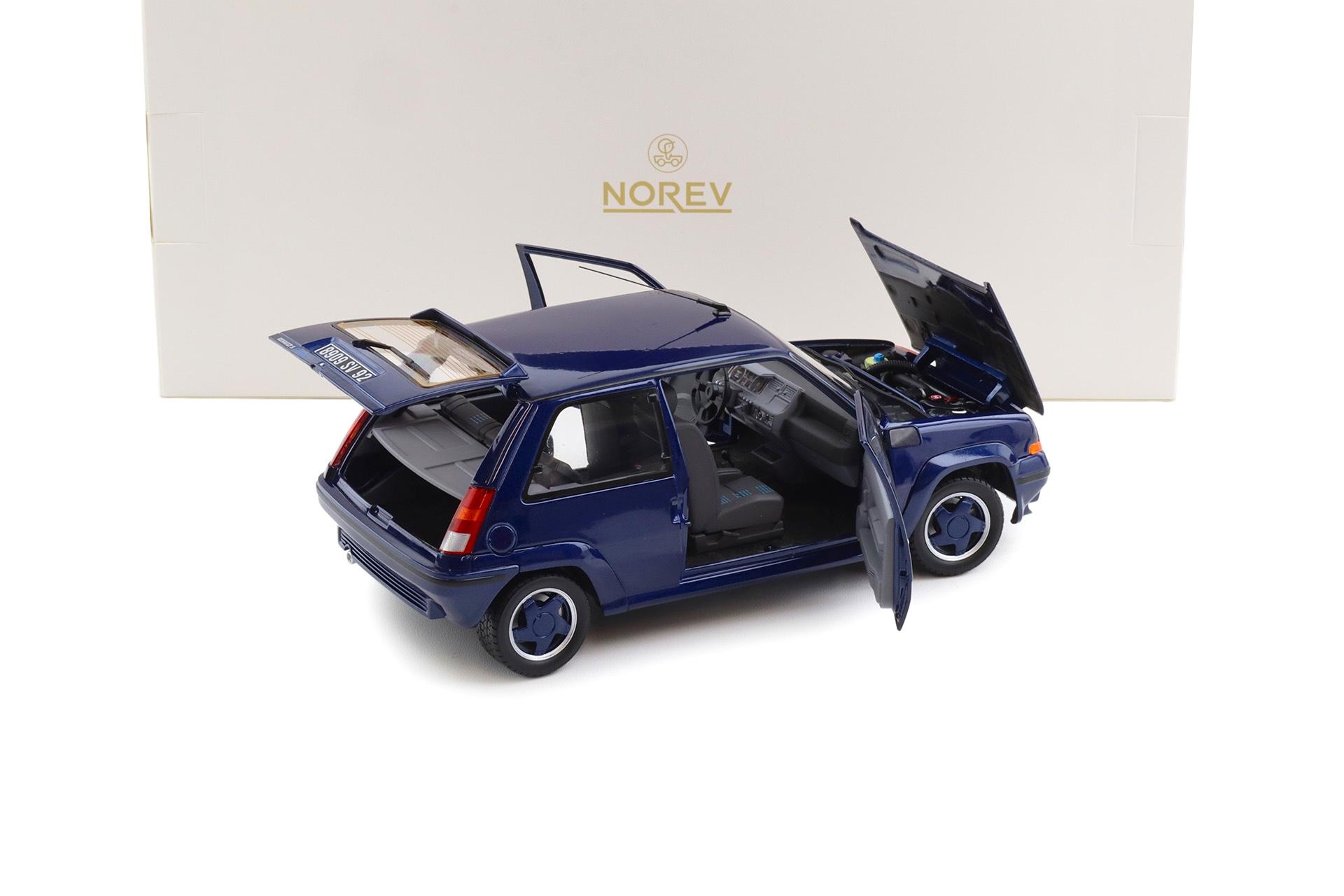 1:18 Norev Renault Supercinq GT Turbo 1989 Alain Oreille dark blue