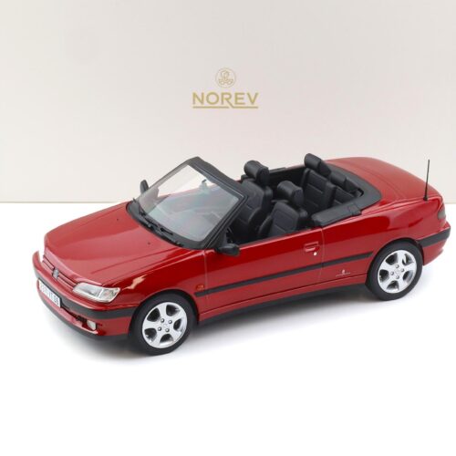1:18 Norev Peugeot 306 Cabriolet 1994 Diablo red