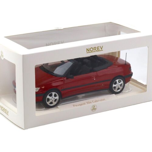 1:18 Norev Peugeot 306 Cabriolet 1994 Diablo red