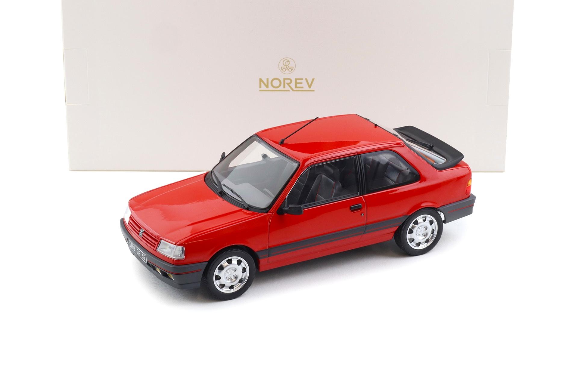 1:18 Norev Peugeot 309 GTi 1987 Vallelunga red