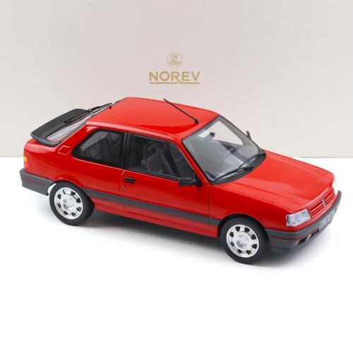 1:18 Norev Peugeot 309 GTi 1987 Vallelunga red