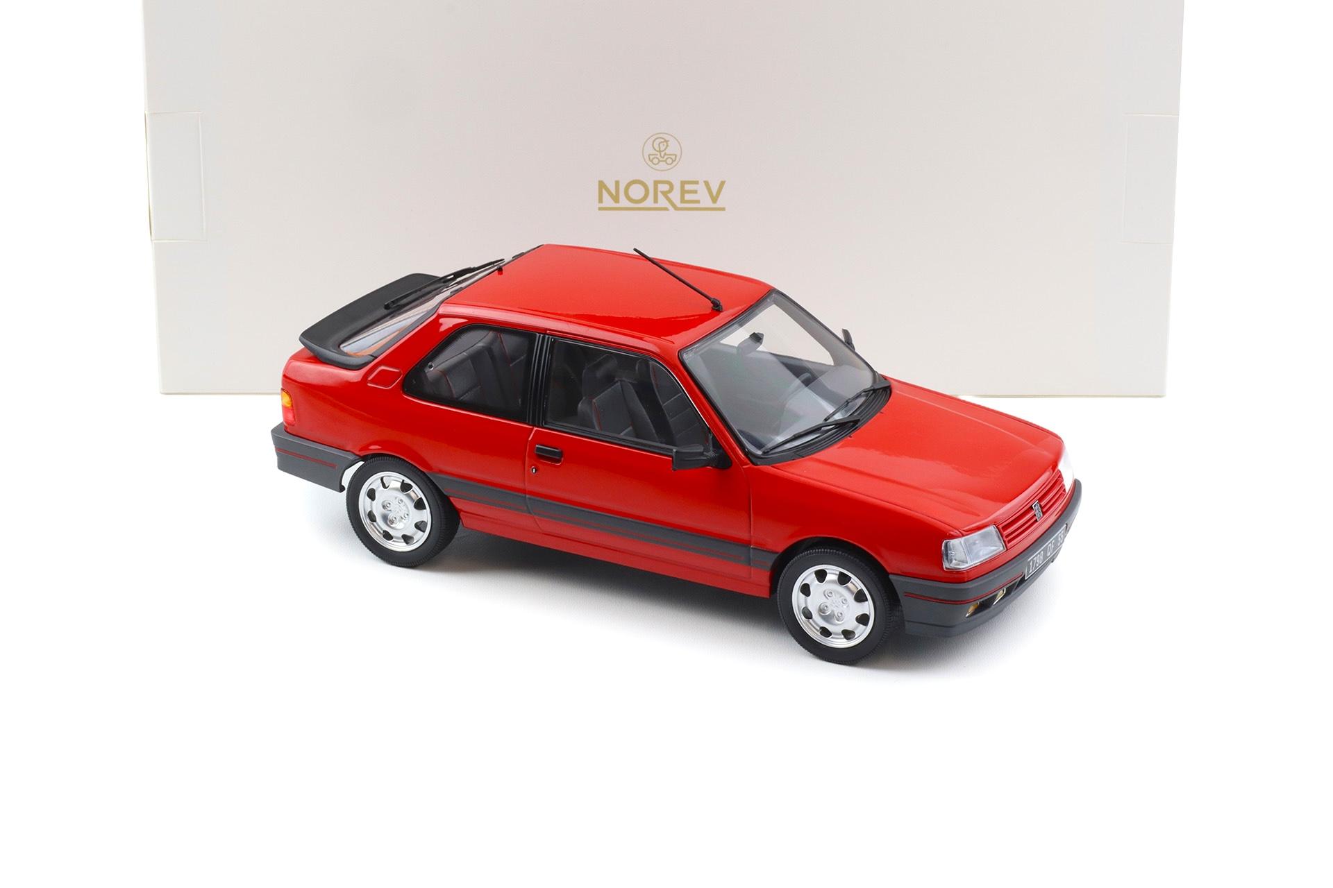 1:18 Norev Peugeot 309 GTi 1987 Vallelunga red