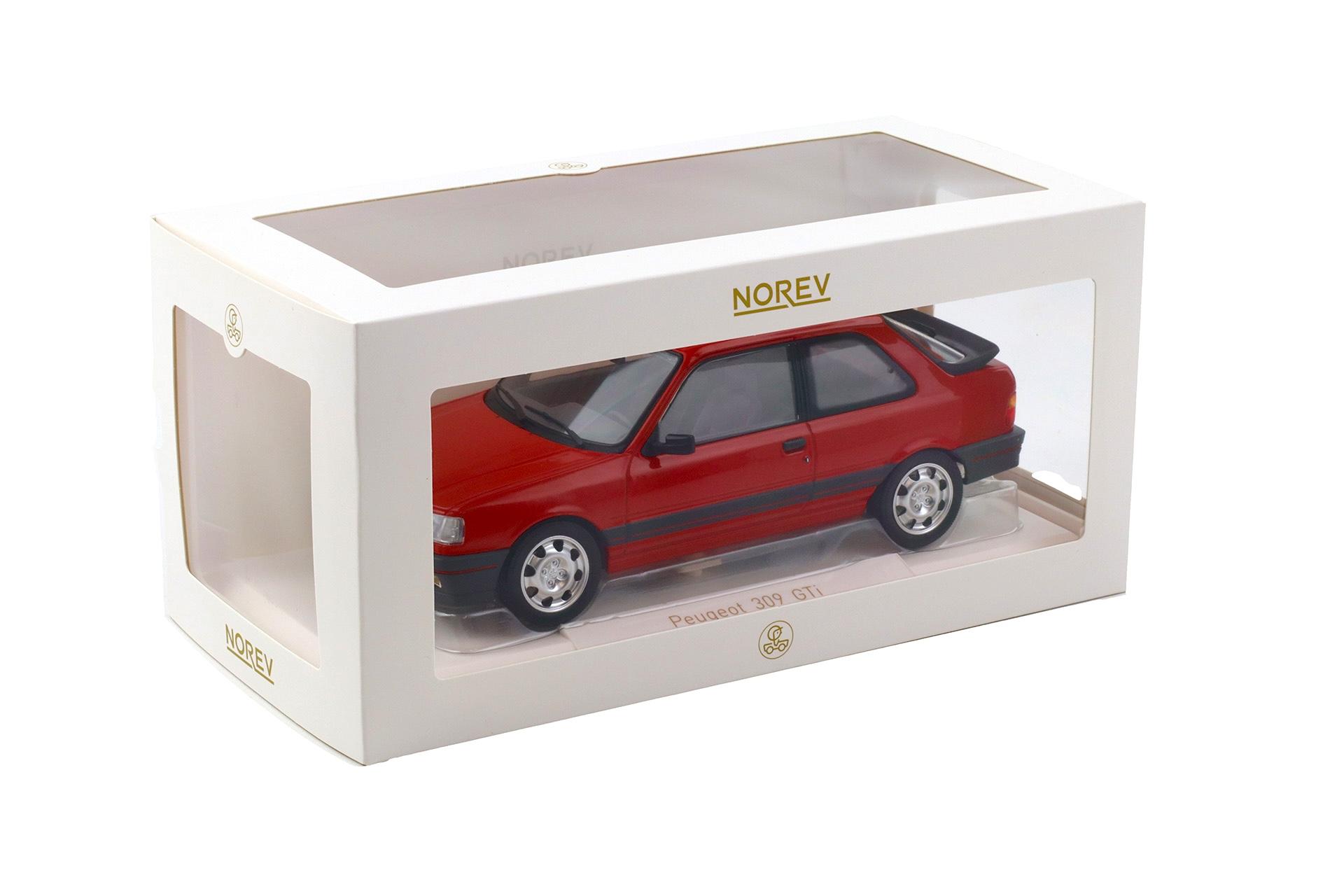 1:18 Norev Peugeot 309 GTi 1987 Vallelunga red