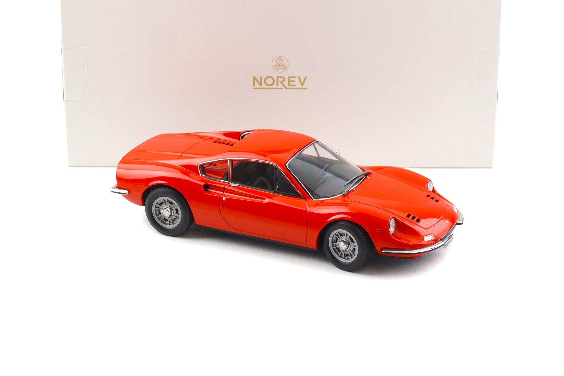 1:18 Norev Ferrari Dino 246 GT 1968 Rosso Dino red