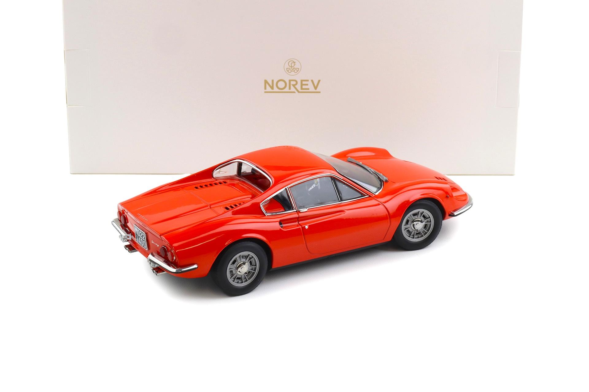 1:18 Norev Ferrari Dino 246 GT 1968 Rosso Dino red