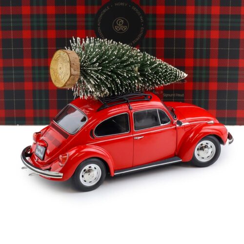 1:18 Norev VW 1303 Käfer Beetle 1973 red Christmas Edition