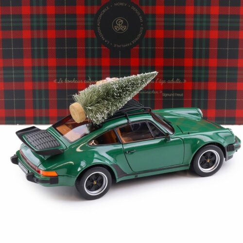 1:18 Norev Porsche 911 930 Turbo 3.3 Coupe 1980 green Christmas Edition