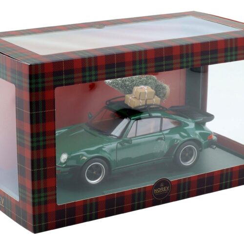 1:18 Norev Porsche 911 930 Turbo 3.3 Coupe 1980 green Christmas Edition
