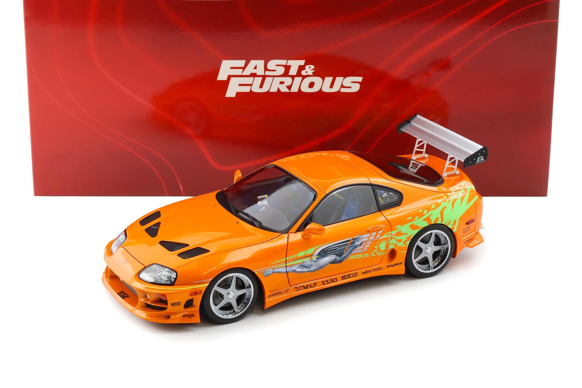 1:18 Kyosho Toyota Supra MK4 Fast & Furios Brian OÂ´Conner orange