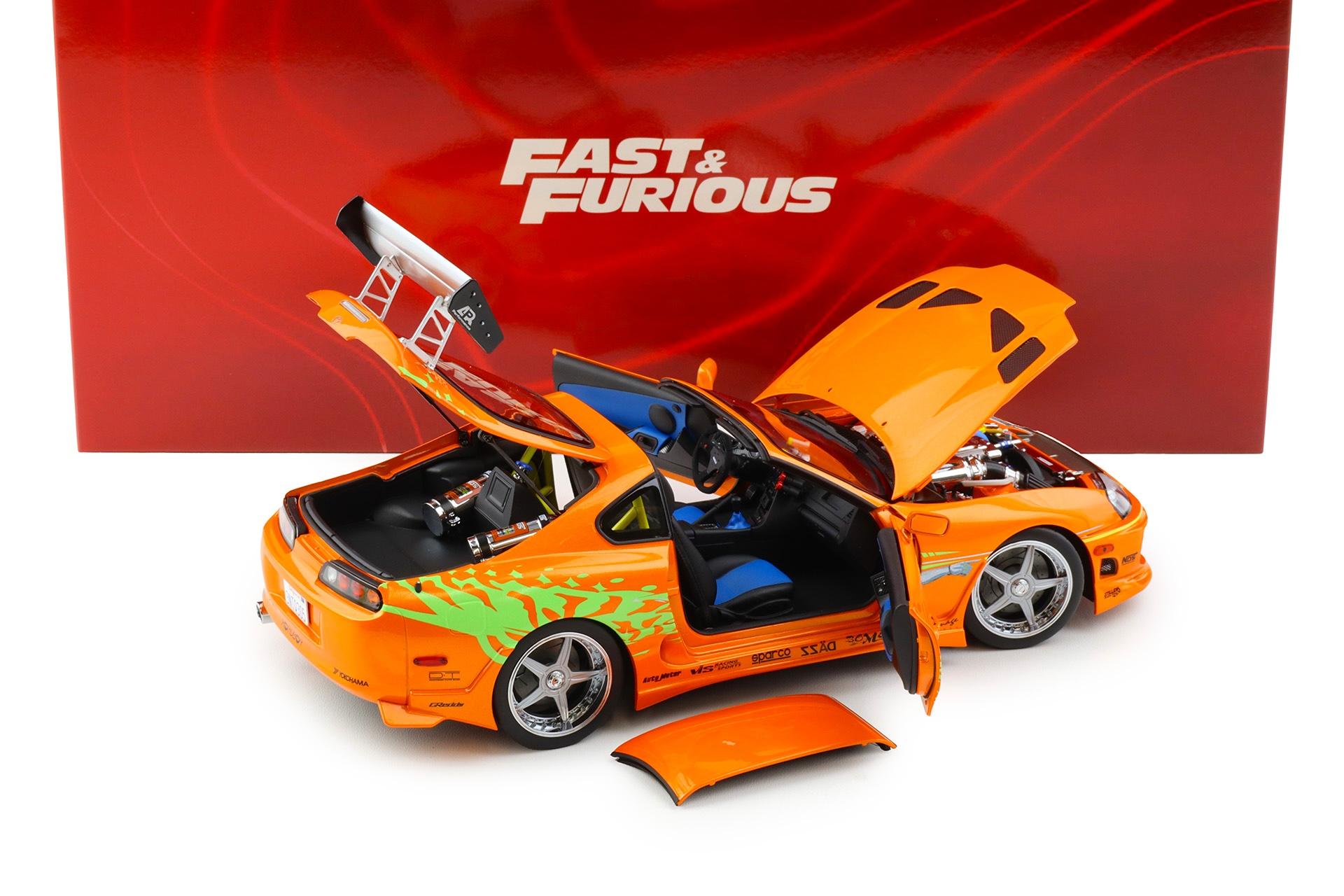 1:18 Kyosho Toyota Supra MK4 Fast & Furios Brian O´Conner orange