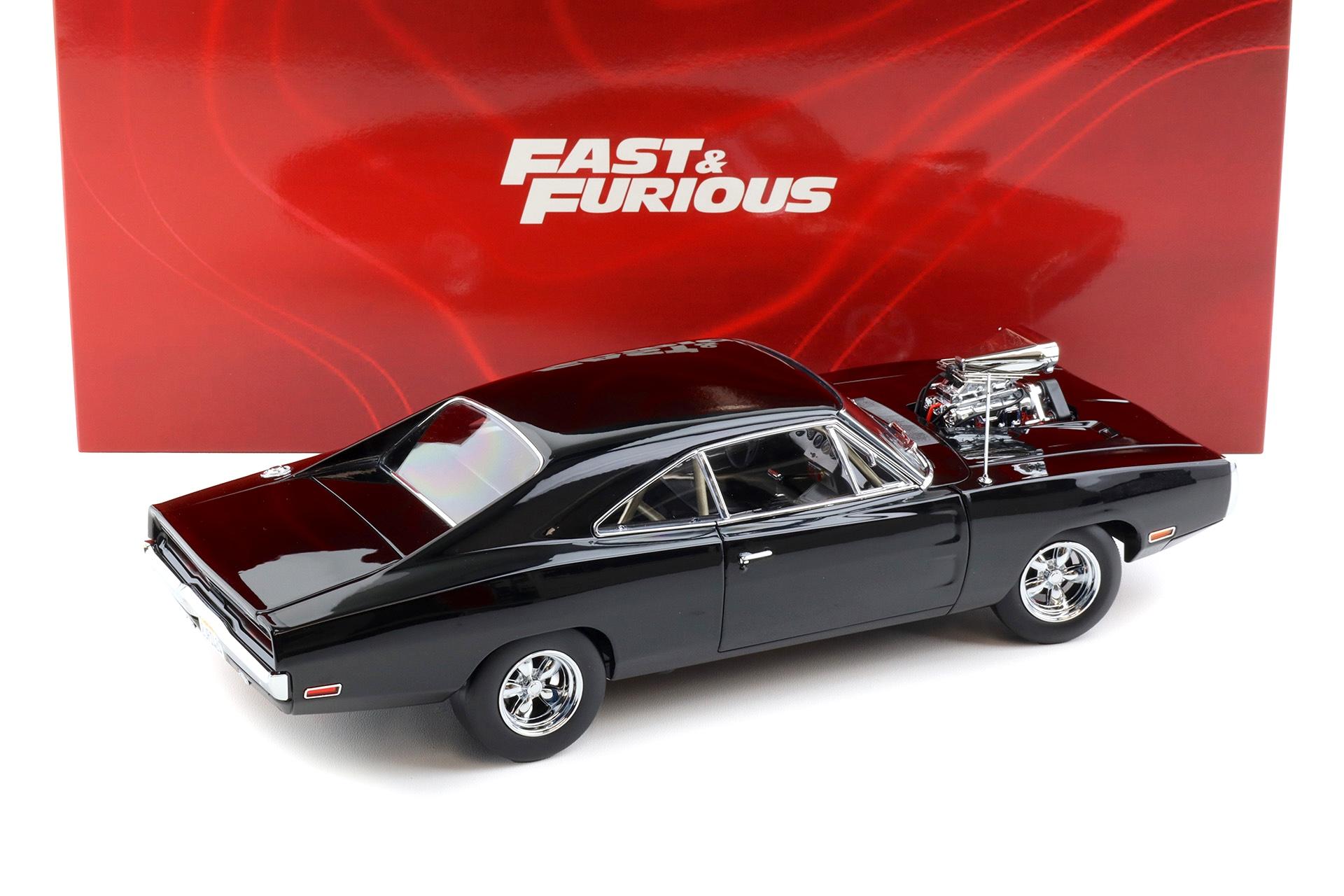 1:18 Kyosho 1970 Dodge Charger R/T Fast & Furious black Dominic Toretto