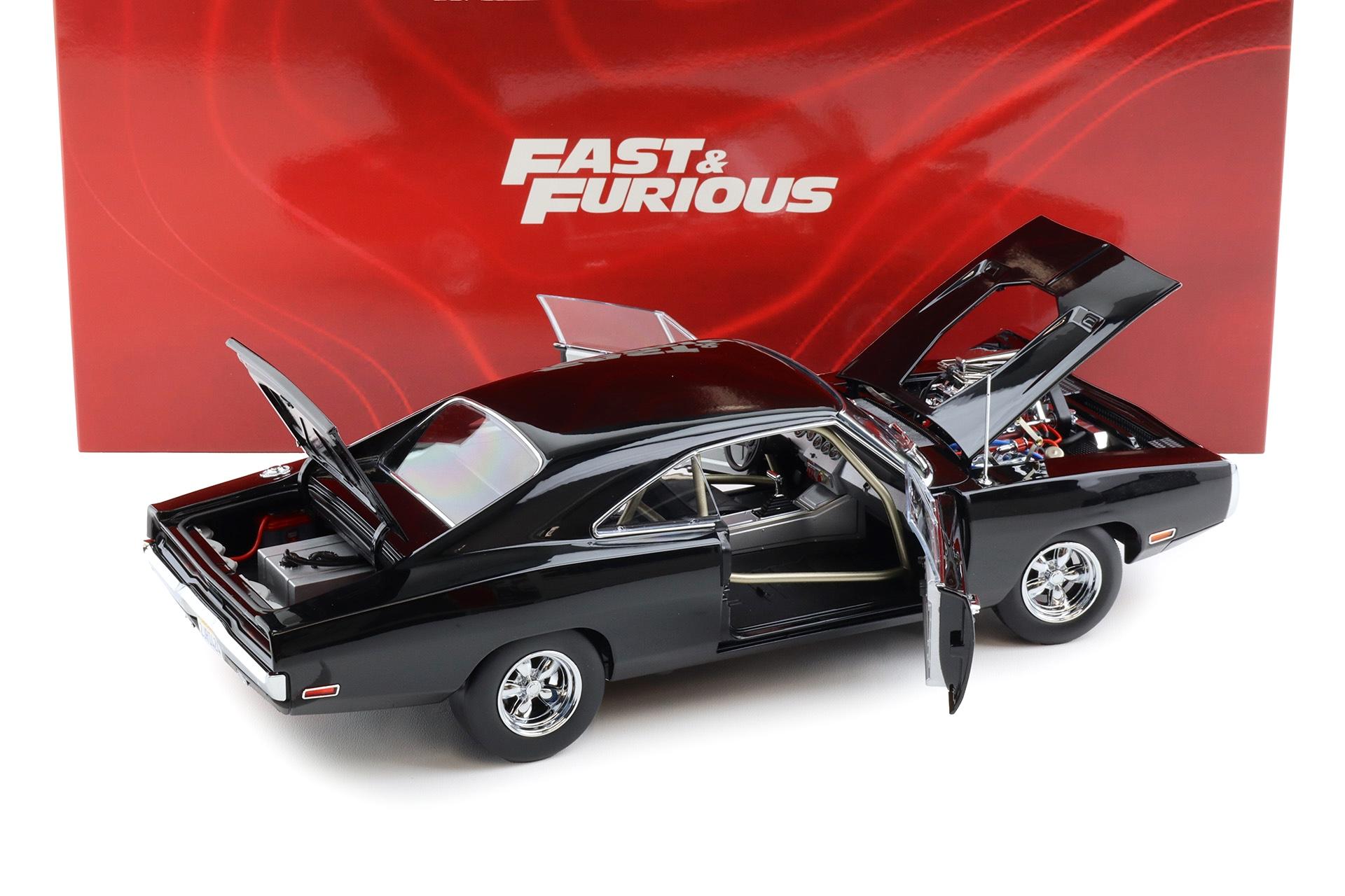 1:18 Kyosho 1970 Dodge Charger R/T Fast & Furious black Dominic Toretto