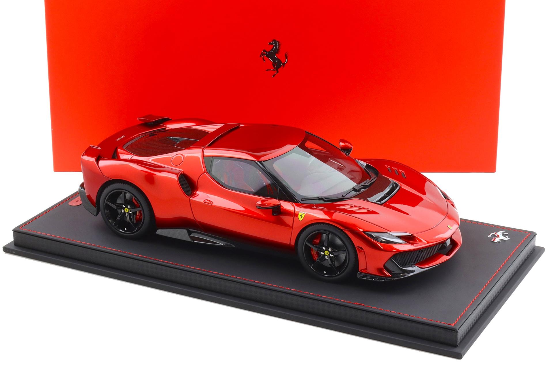 1:18 BBR Ferrari 296 Speciale Rosso Magma red with Showcase - Limited 24 pcs.