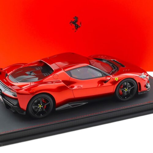 1:18 BBR Ferrari 296 Speciale Rosso Magma red with Showcase - Limited 24 pcs.