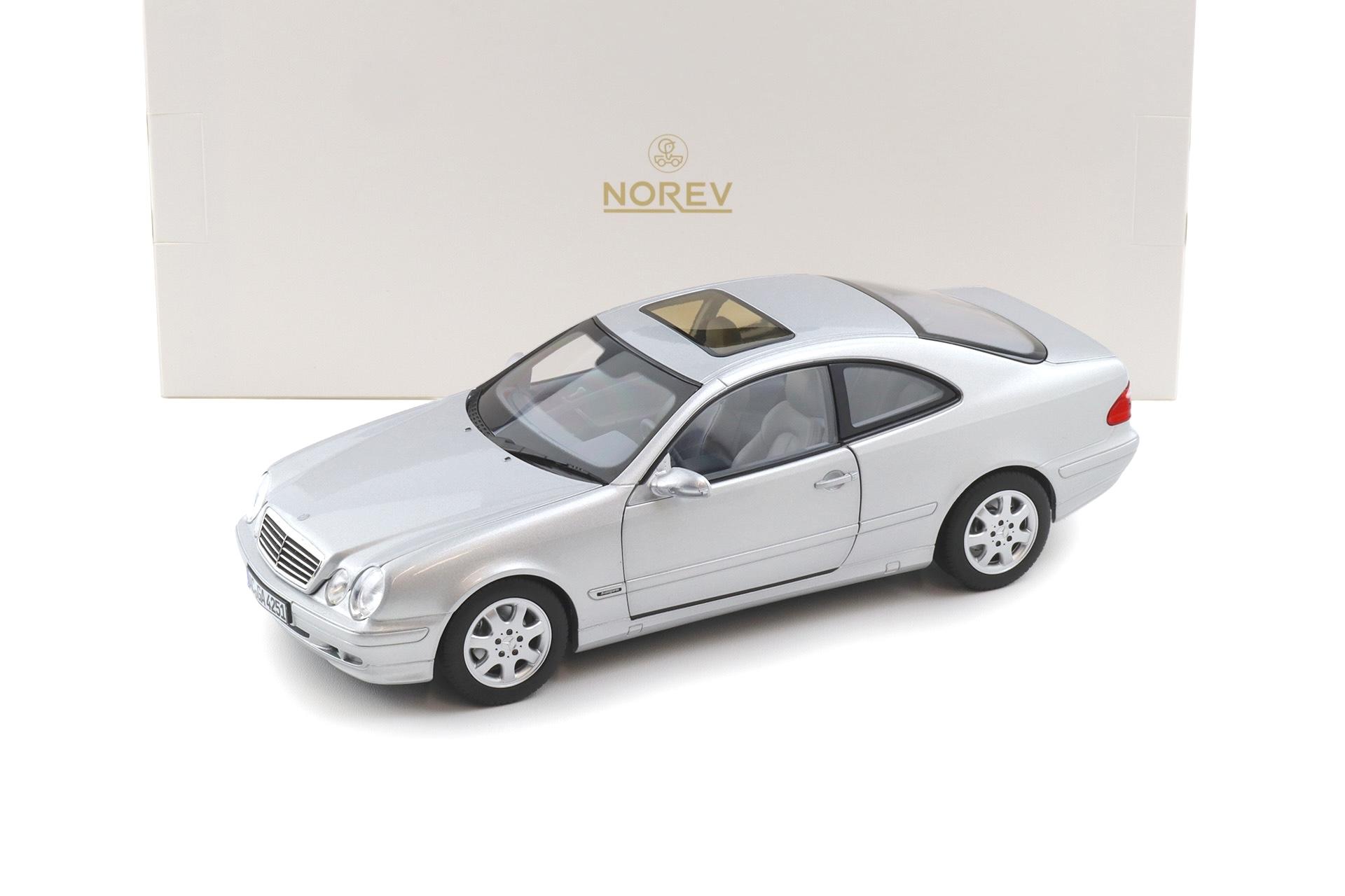1:18 Norev Mercedes CLK C208 Coupe 2000 Brilliant silver metallic