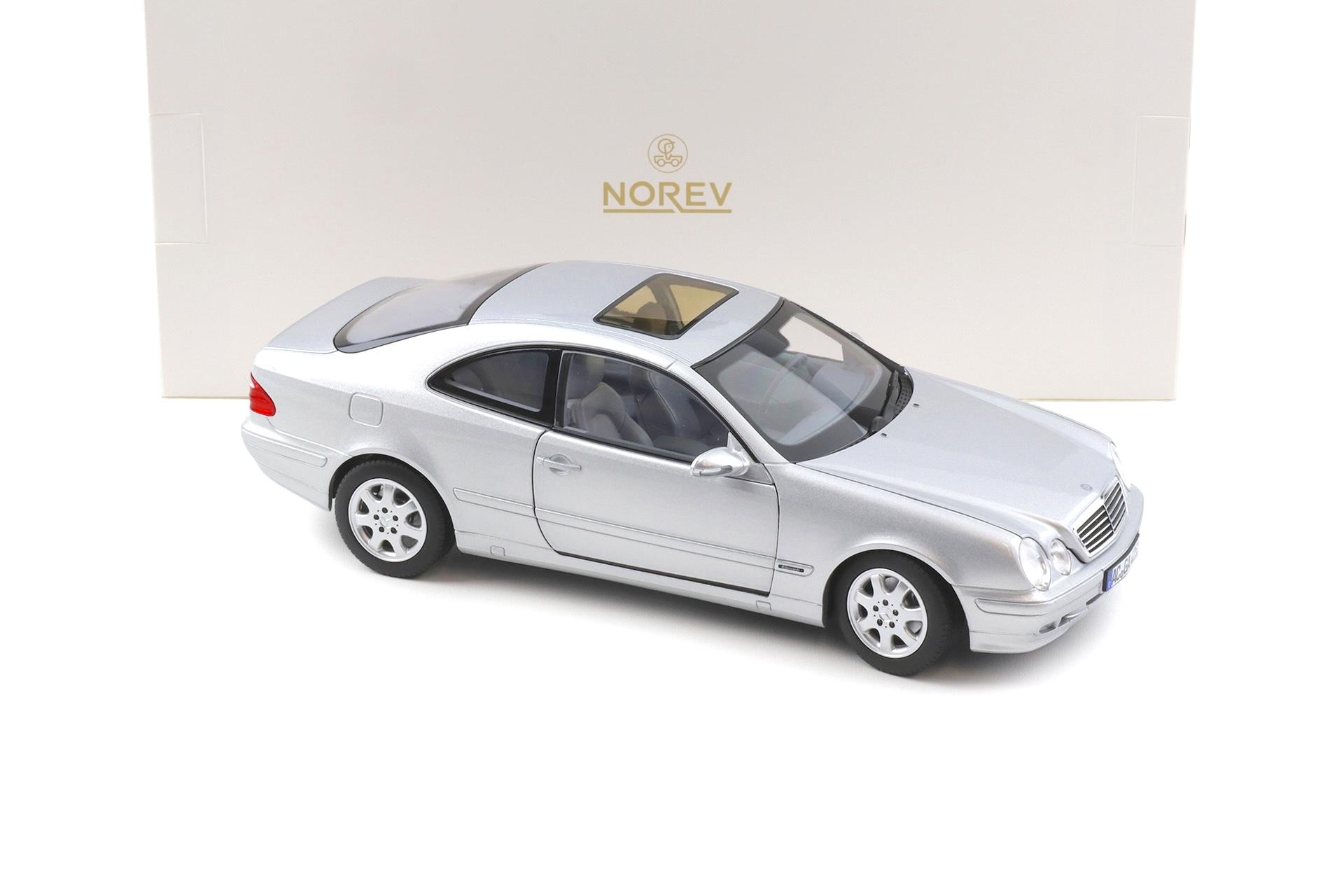 1:18 Norev Mercedes CLK C208 Coupe 2000 Brilliant silver metallic