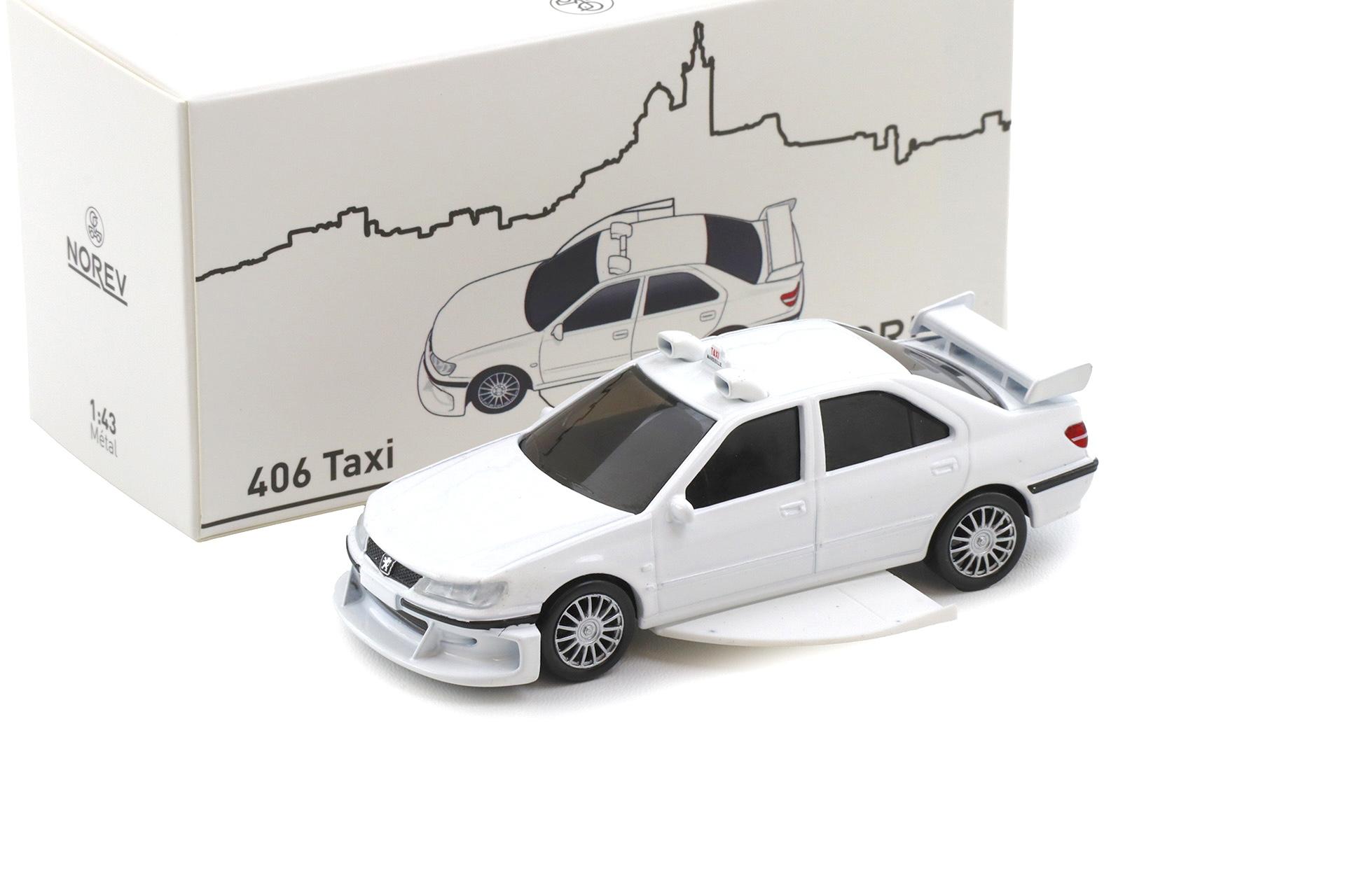 1:43 Norev Jet Car Peugeot 406 Taxi 2 white